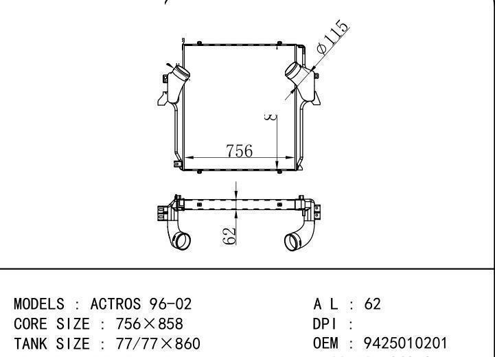 A9425010201/A9425010901/A9425011001/942 501 09 01/942 501 02 01/942 501 10 01 car