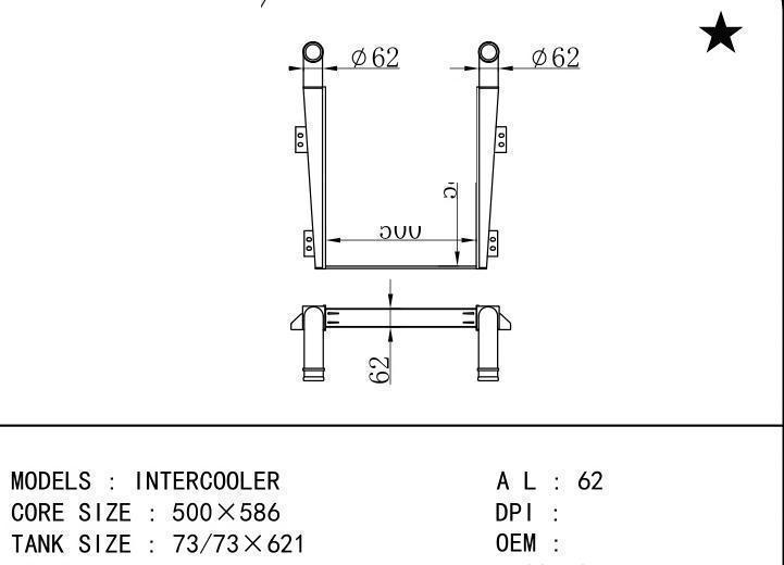  car Intercooler for FREIGHTLINER INTERCOOLER